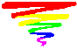 Upside down rainbow triangle gif